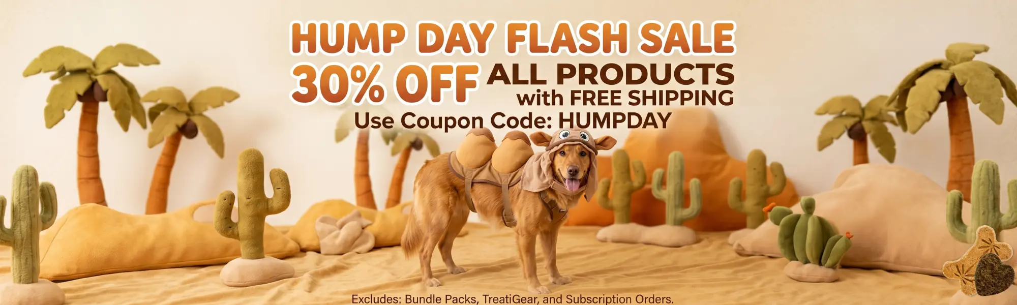 Hump Day Flash Sale Website Banner