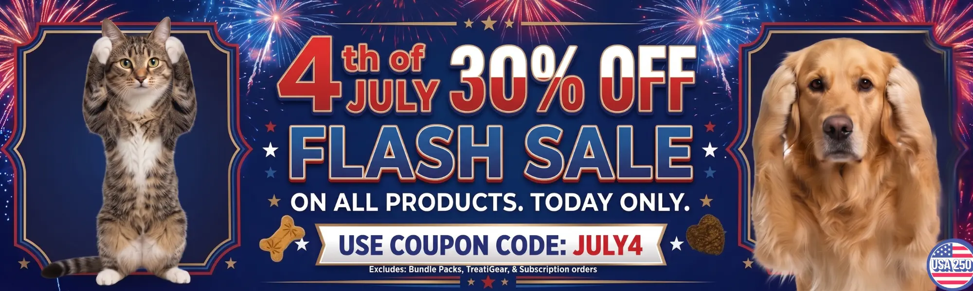 July 4th Website banner