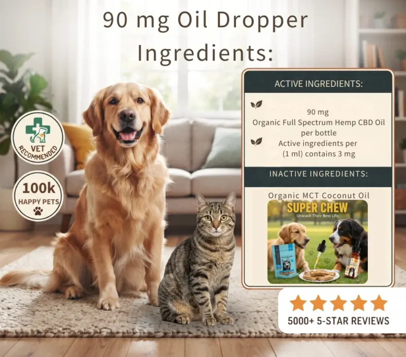 90mg oil dropper 5 in 1 graphic