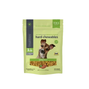 Treatibles 1mg Turkey Hard Chewable packaging