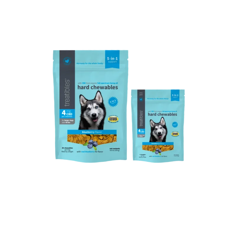 4 mg Blueberry Hard Chewables duo packaging