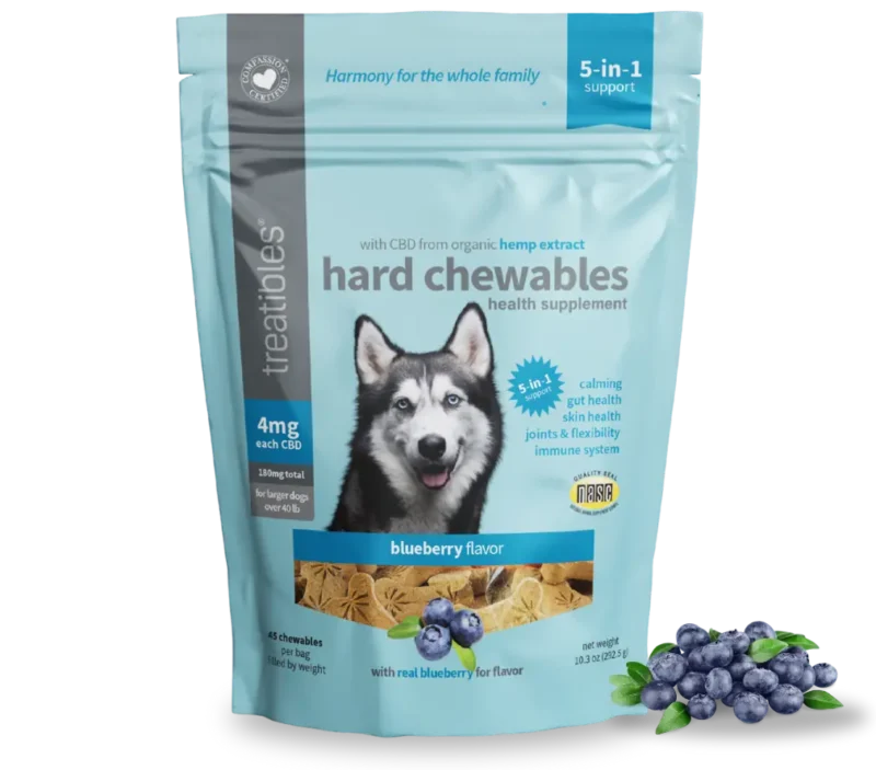 Blueberry Hard Chewables 4mg product image