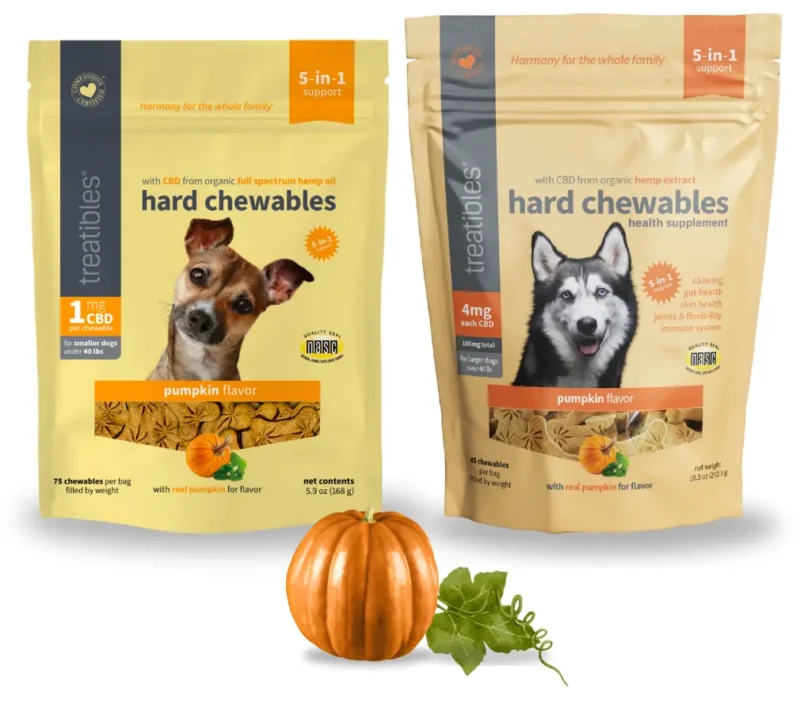 Treatibles Pumpkin flavored CBD Hard Chewables product image