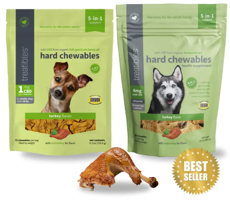 Treatibles Turkey flavored CBD Hard Chewables product image