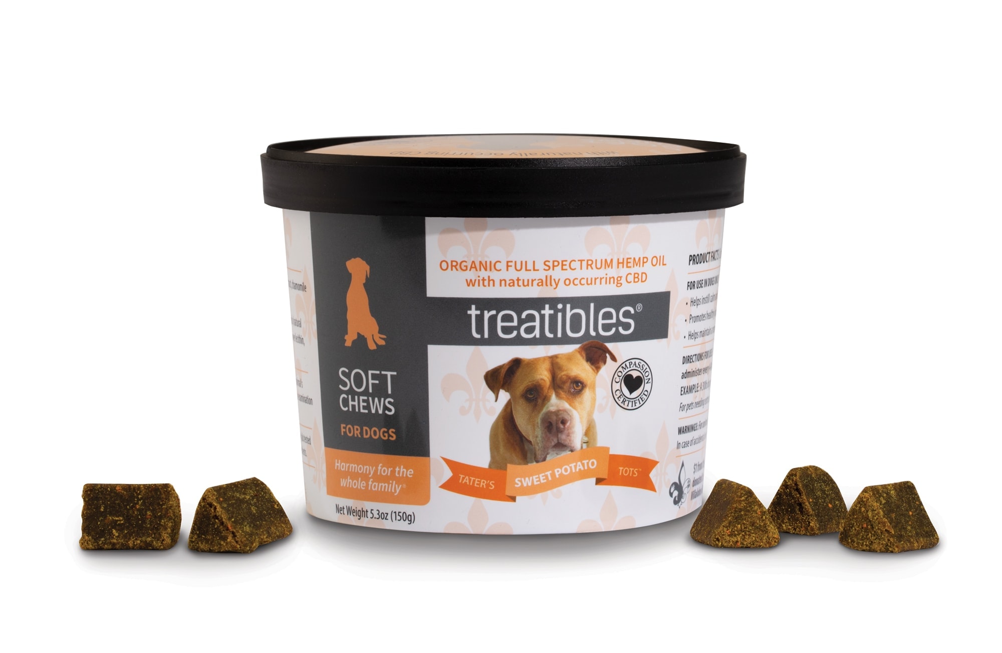 Tater Tot's Sweet Potato Soft Chewables by Treatibles