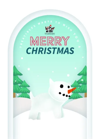 image of the front view digital christmas card