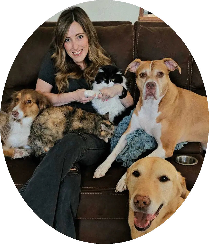 image of Audra and her pets