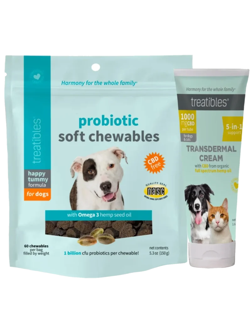 Transdermal Cream and Probiotic Bundle package