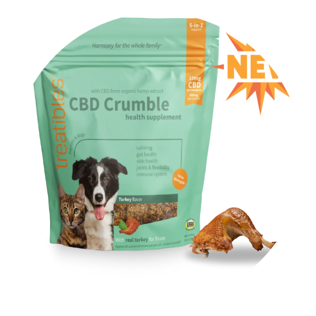 Circular graphic for Treatibles Crumble