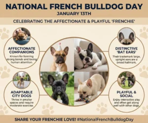French Bull Dog Day graphic