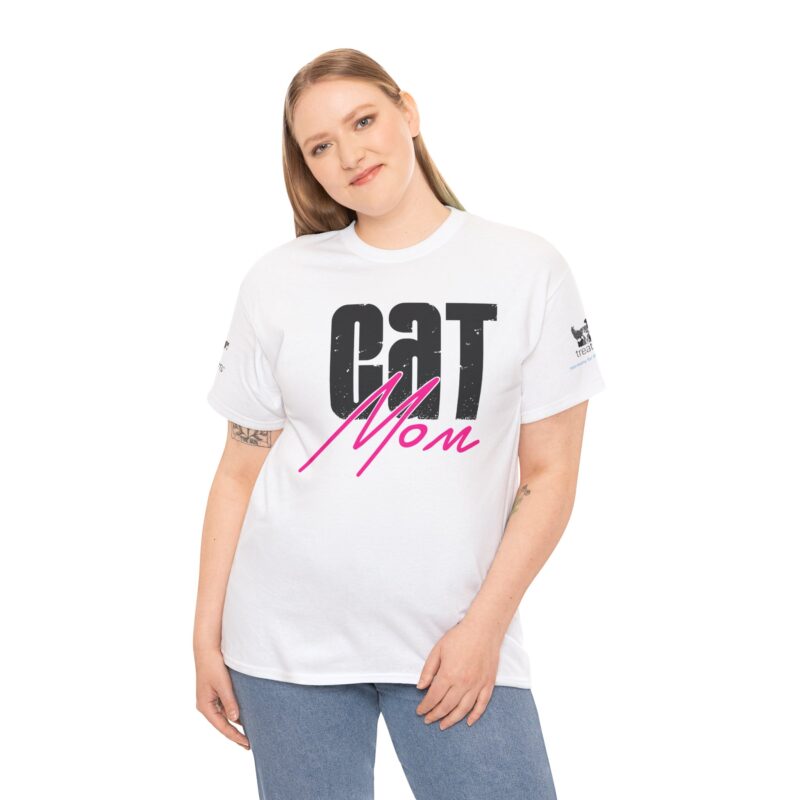 Cat Mom Unisex Heavy Cotton Tee