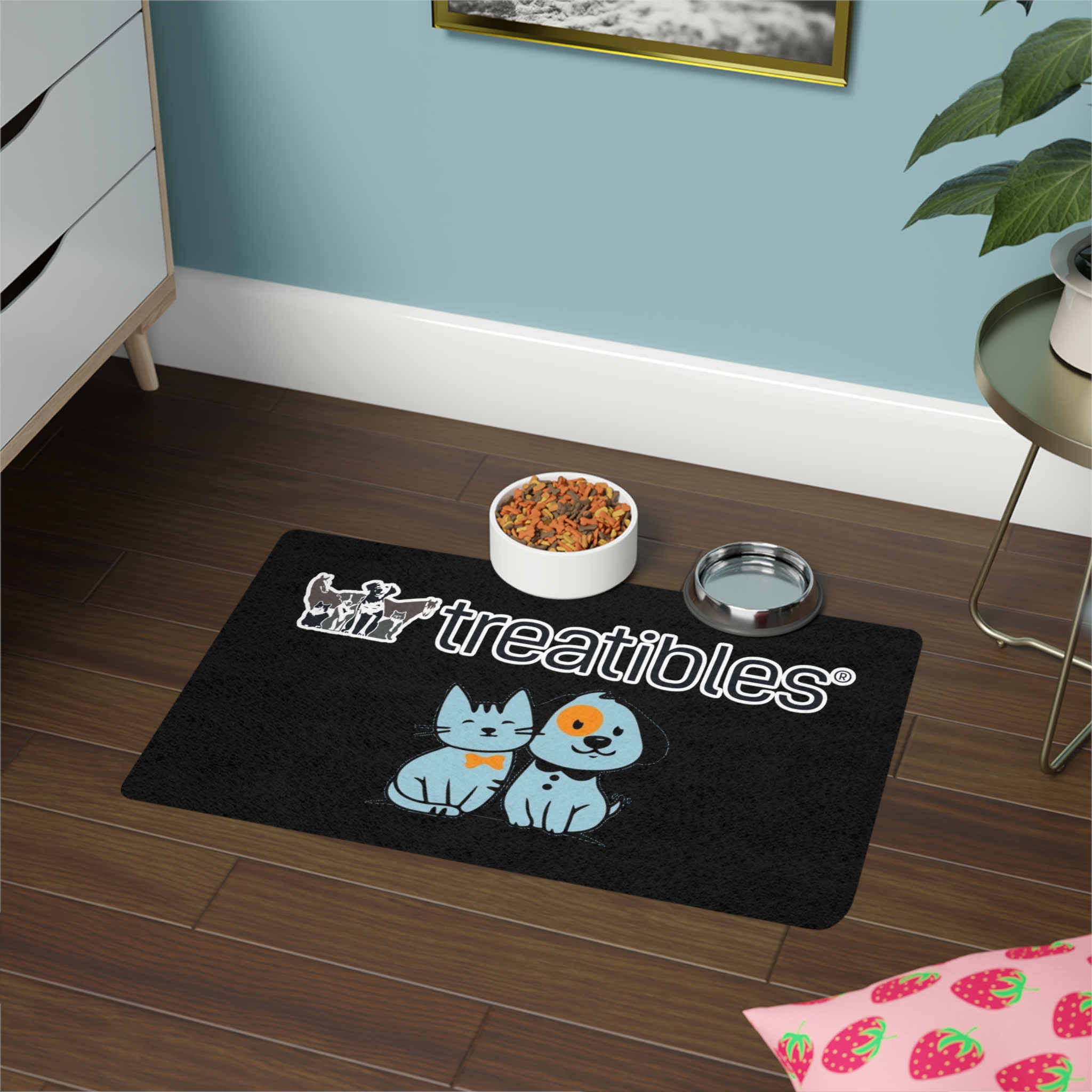 Treatibles Pet Food Mat (Black) - Image 4