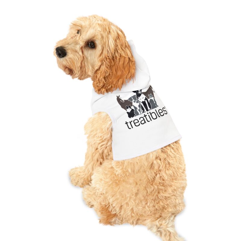 Treatibles® Pet Hoodie — Cozy Printed Dog & Cat Hoodie for Small Pets