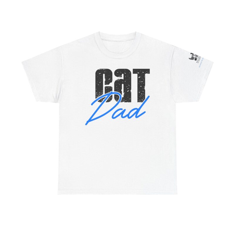 Cat Dad Unisex Heavy Cotton Tee