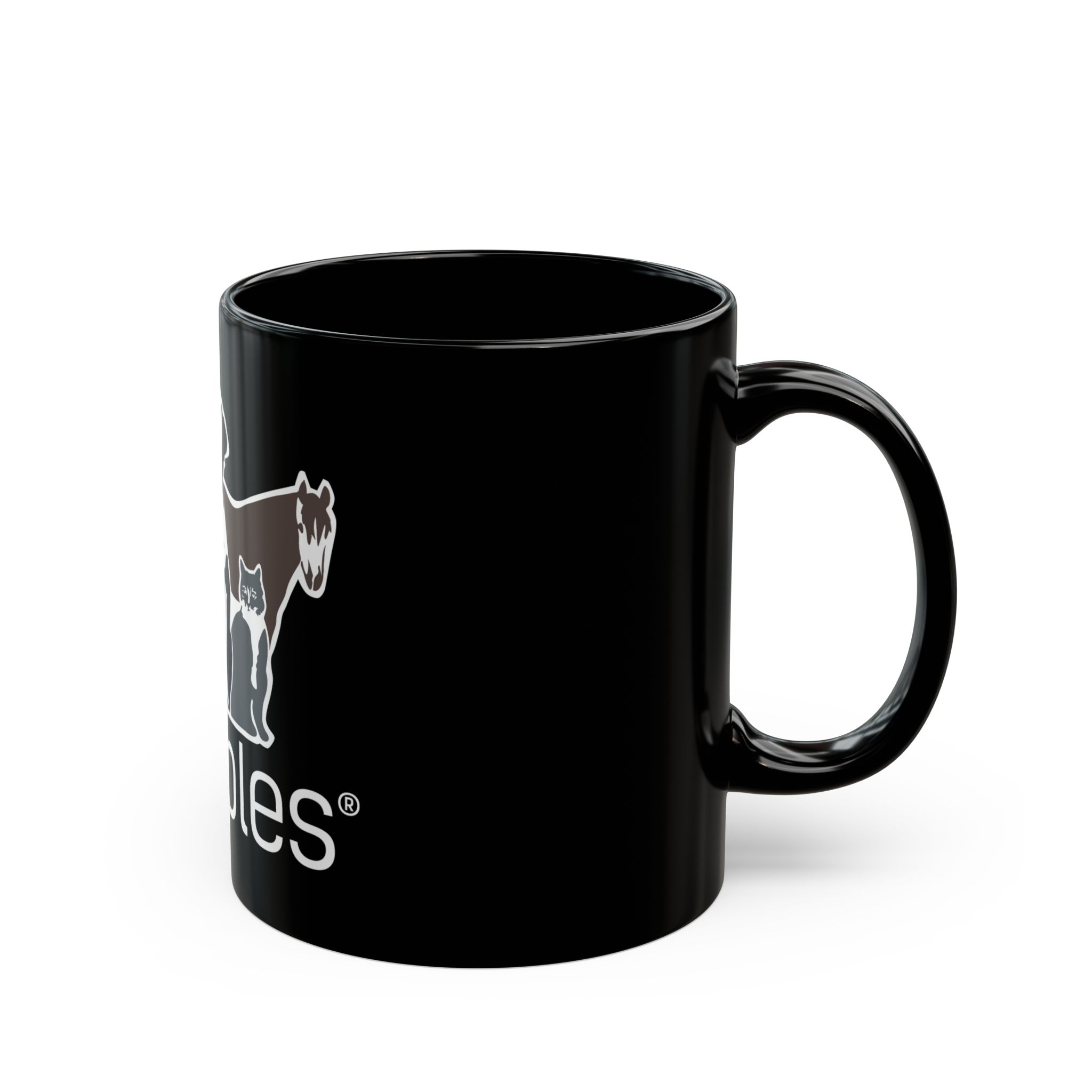 11oz Black Mug - Image 2