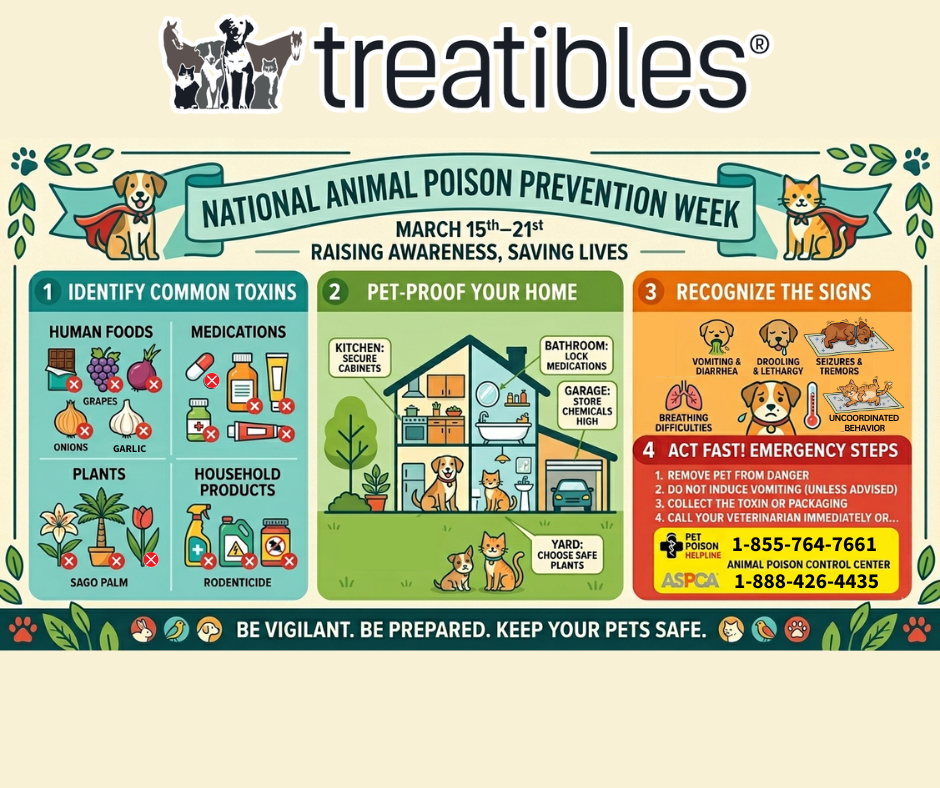 National Animal Poison Prevention Week Blog Graphic