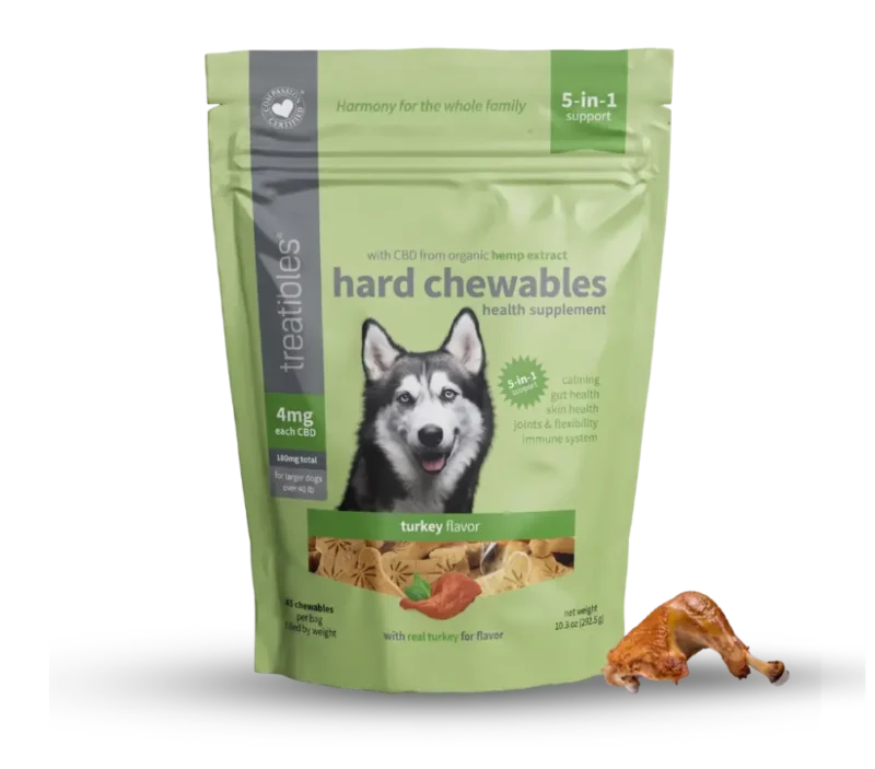 Turkey Flavored Hard Chewables 4mg product image.
