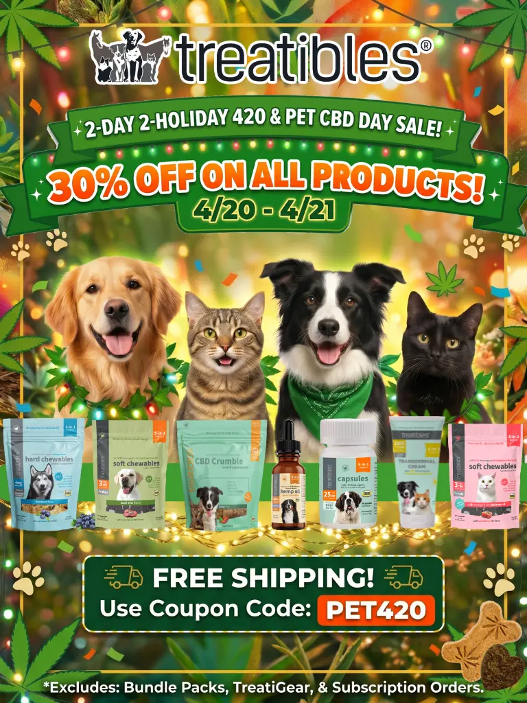 420 and pet cbd day sale mobile website banner