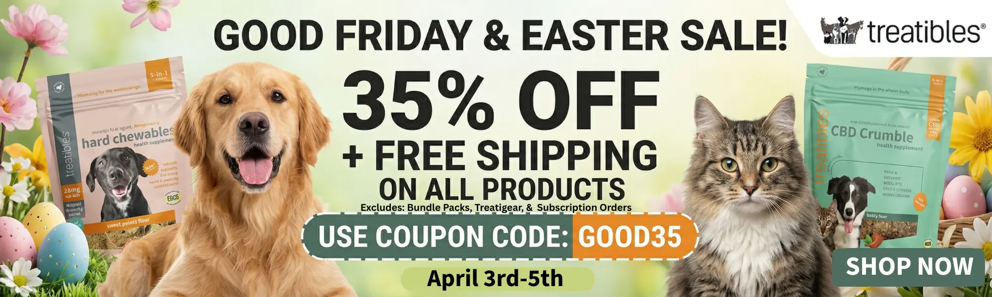 Good Friday & Easter Sale website banner