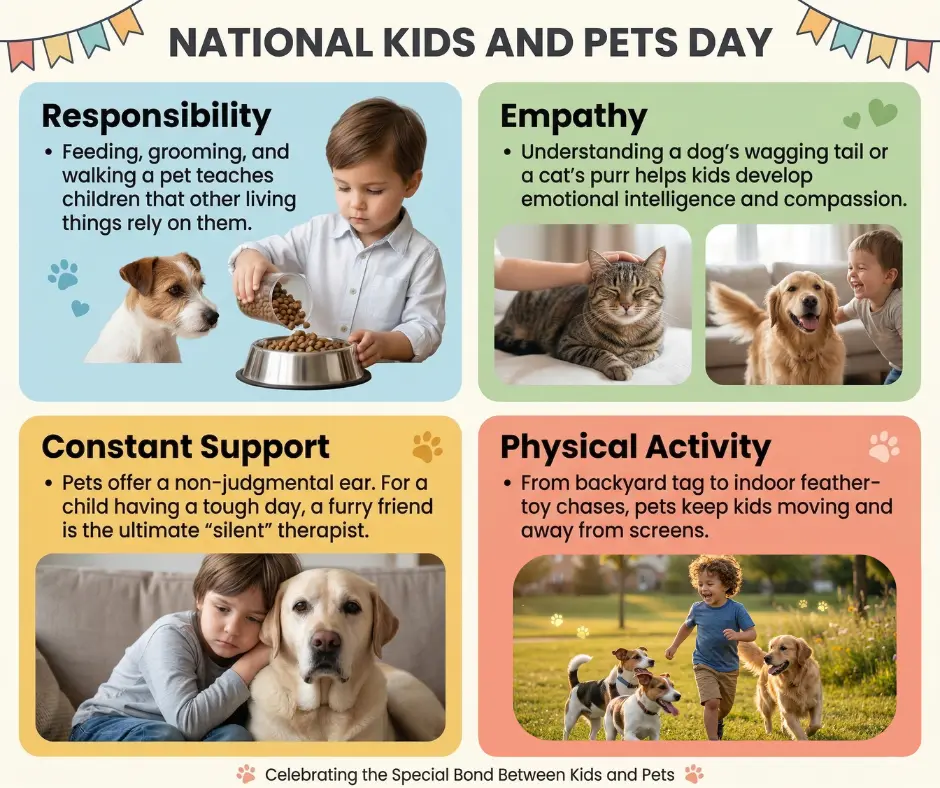 National Kids and pets Day  April 26th blog image
