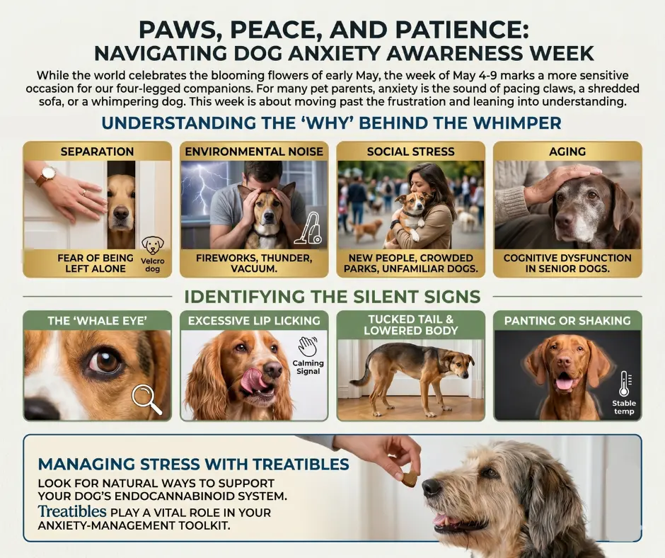 Dog Anxiety Week Blog graphic