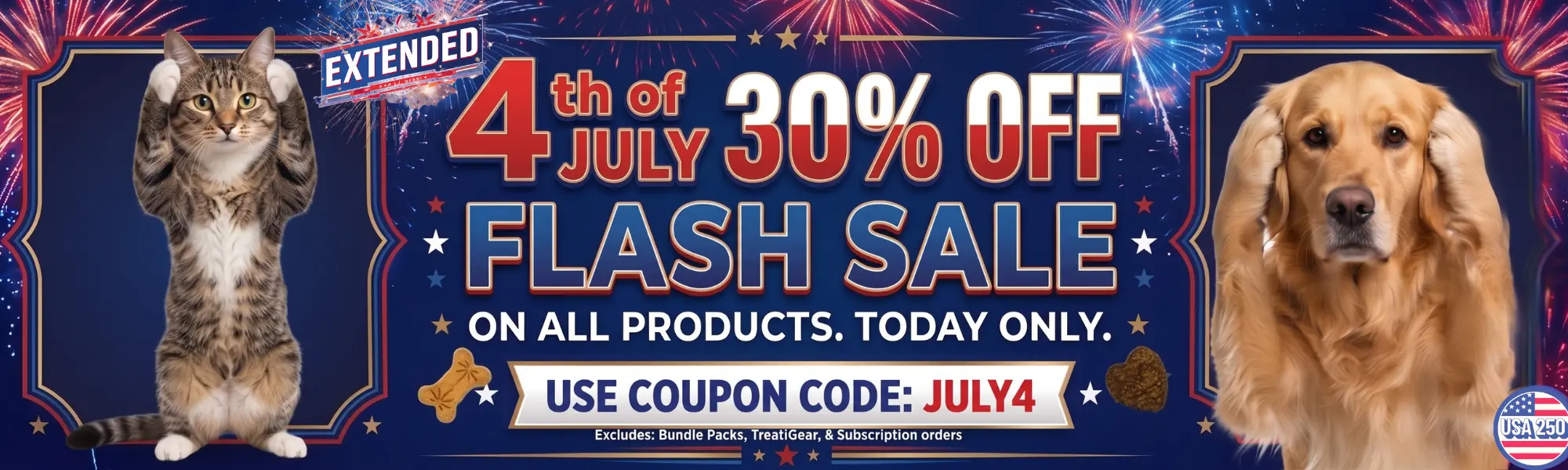 July 4th Website banner