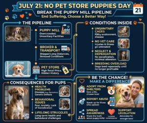 No Pet Store Puppies Day Blog Graphic