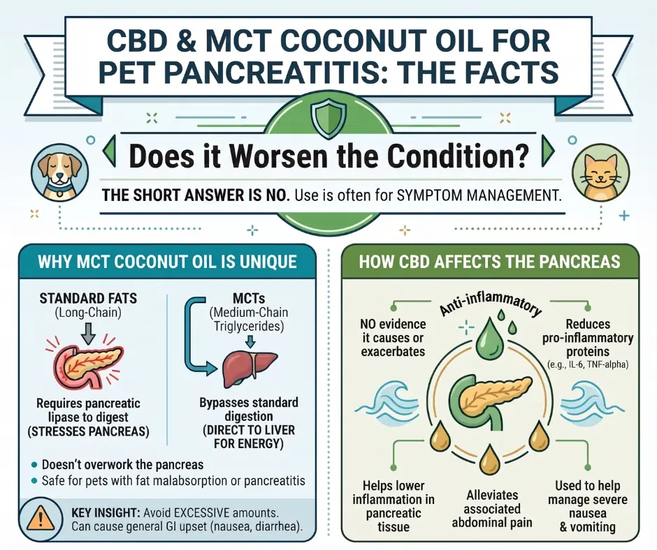 CBD-MCT Pancreatitis Blog Graphic