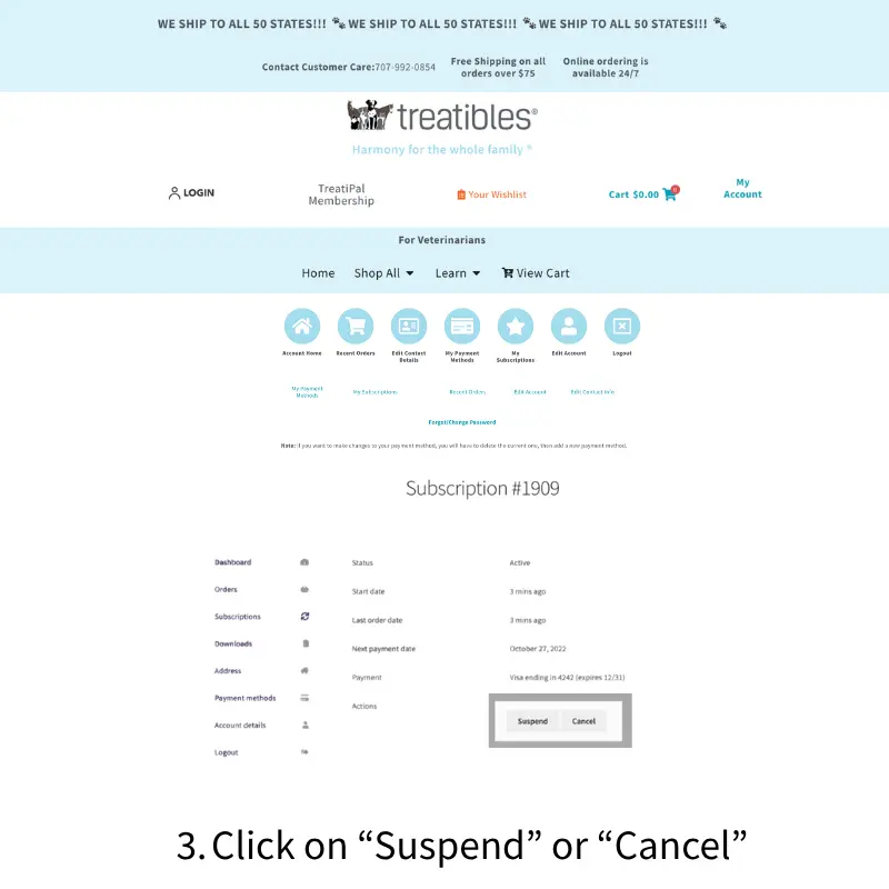 Click suspend or cancel image