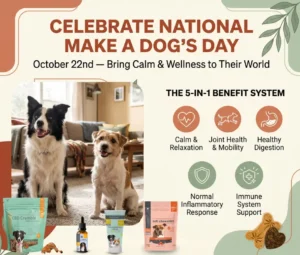 National Make a dog’s day blog graphic